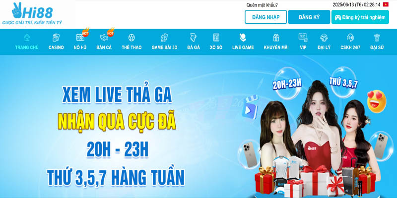 Hướng dẫn thao tác các bước đăng nhập Hi88